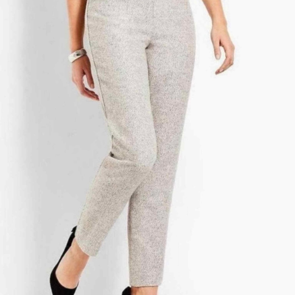 Sequin Wool Tailored Trousers